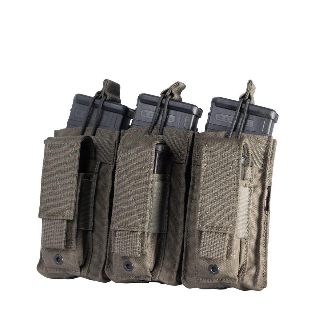 CAG Triple Open Top M4 Kangaroo Pouch 