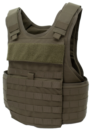 WLV Carrier (WLV) Highly adjustable vest with front and back plate pockets